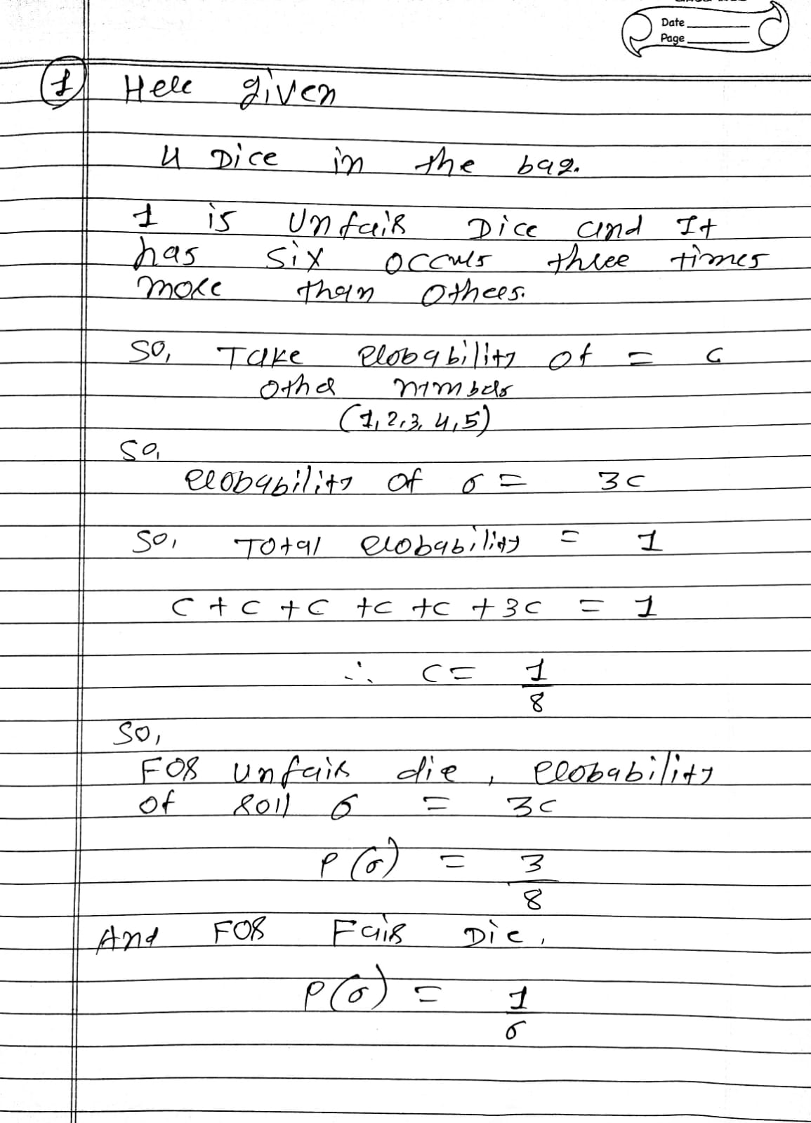 Probability homework question answer, step 1, image 1